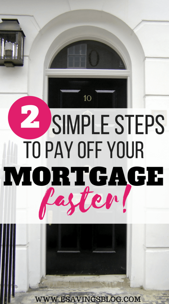 Pay off your mortgage faster with two easy steps. 
